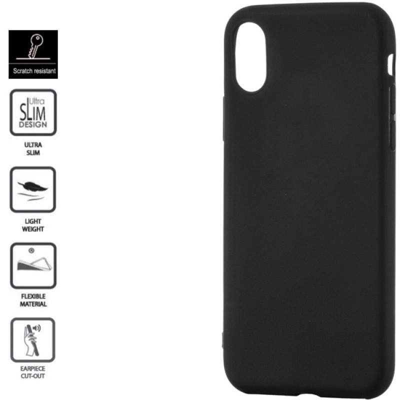 Silikoninis-tpu dėkliukas juodas (IPHONE X/XS) Silikoninis-tpu dėkliukas juodas (IPHONE X/XS)